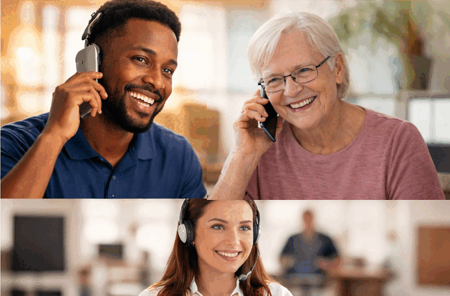 We call your support for you